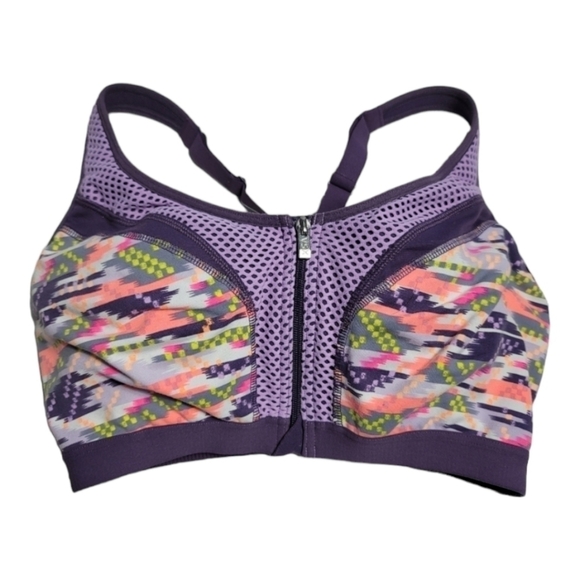 VSX Victoria's Secret Sport Zip Front Bra 34D - Picture 1 of 7